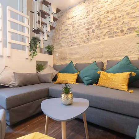 Apartament Duplex Parisien Metro13 Paryż
